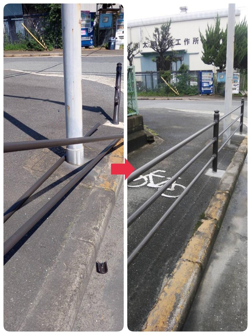 【南恩加島5丁目 歩道の安全対策】